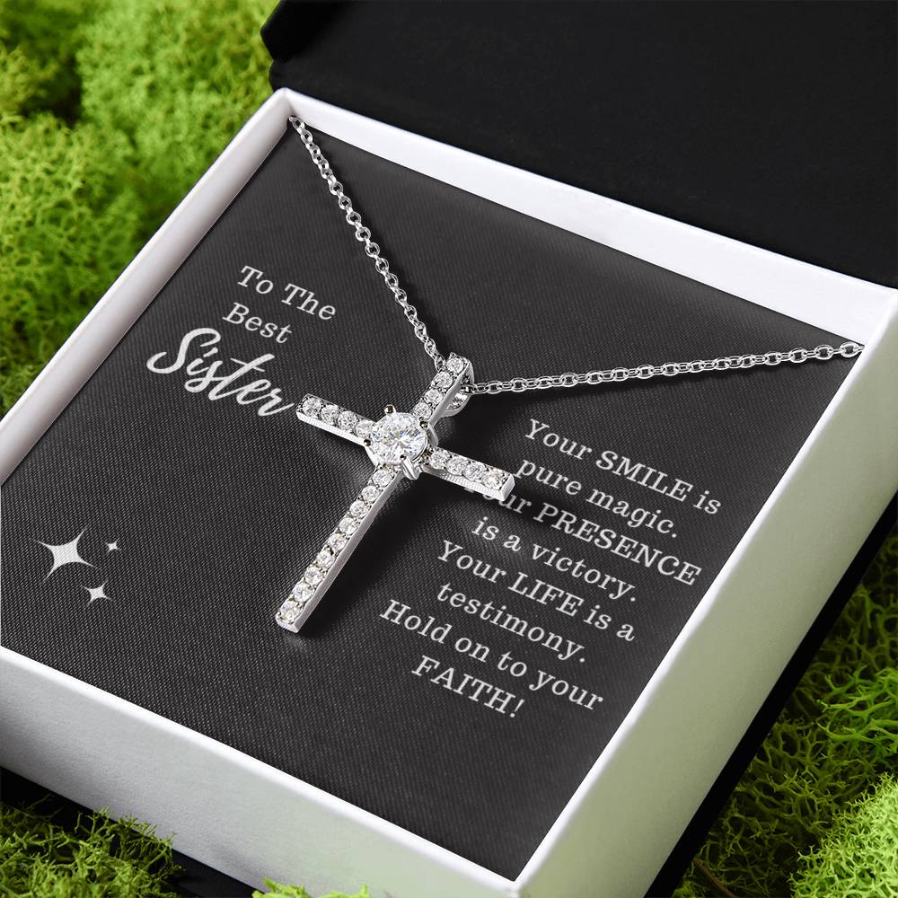 Sister - Testimony Cross Necklace
