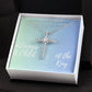 Stunning Cross Necklace Bridal Gift