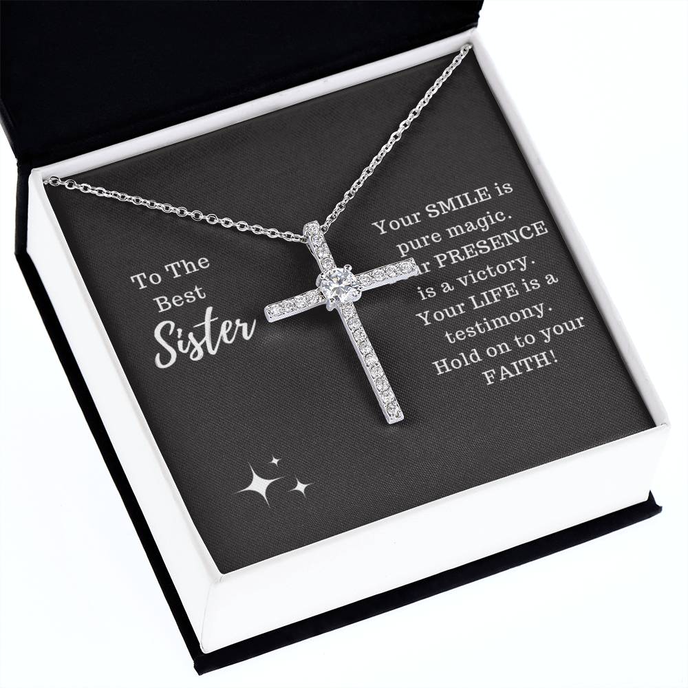 Sister - Testimony Cross Necklace