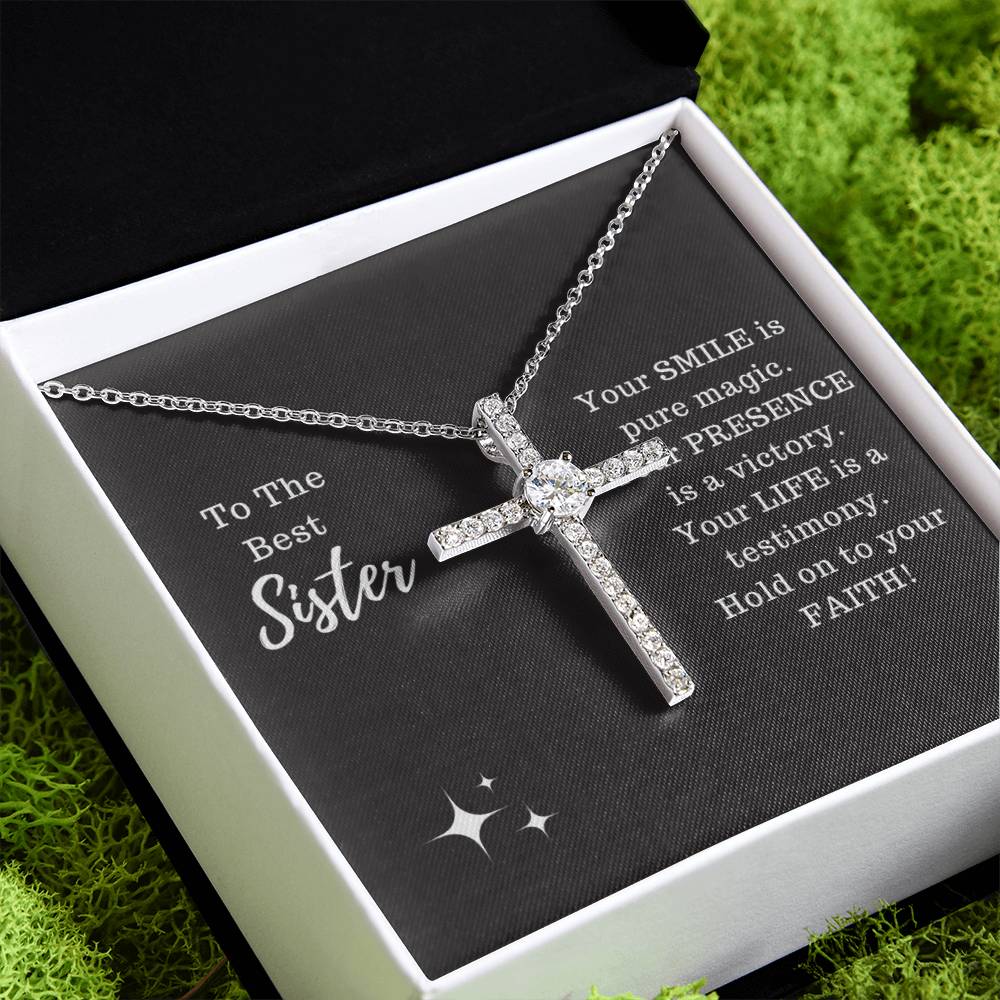 Sister - Testimony Cross Necklace