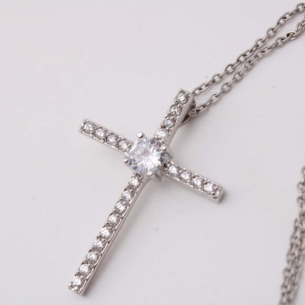 Stunning Cross Necklace Bridal Gift