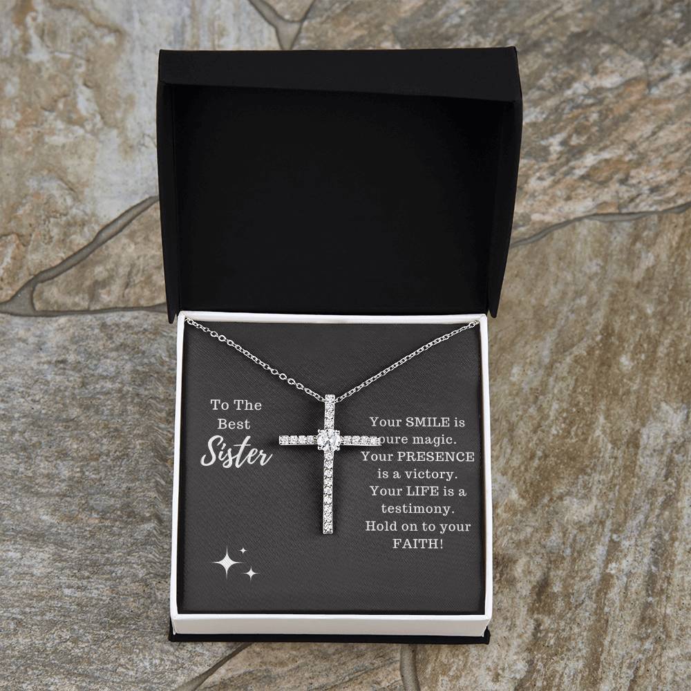 Sister - Testimony Cross Necklace