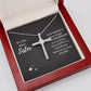 Sister - Testimony Cross Necklace
