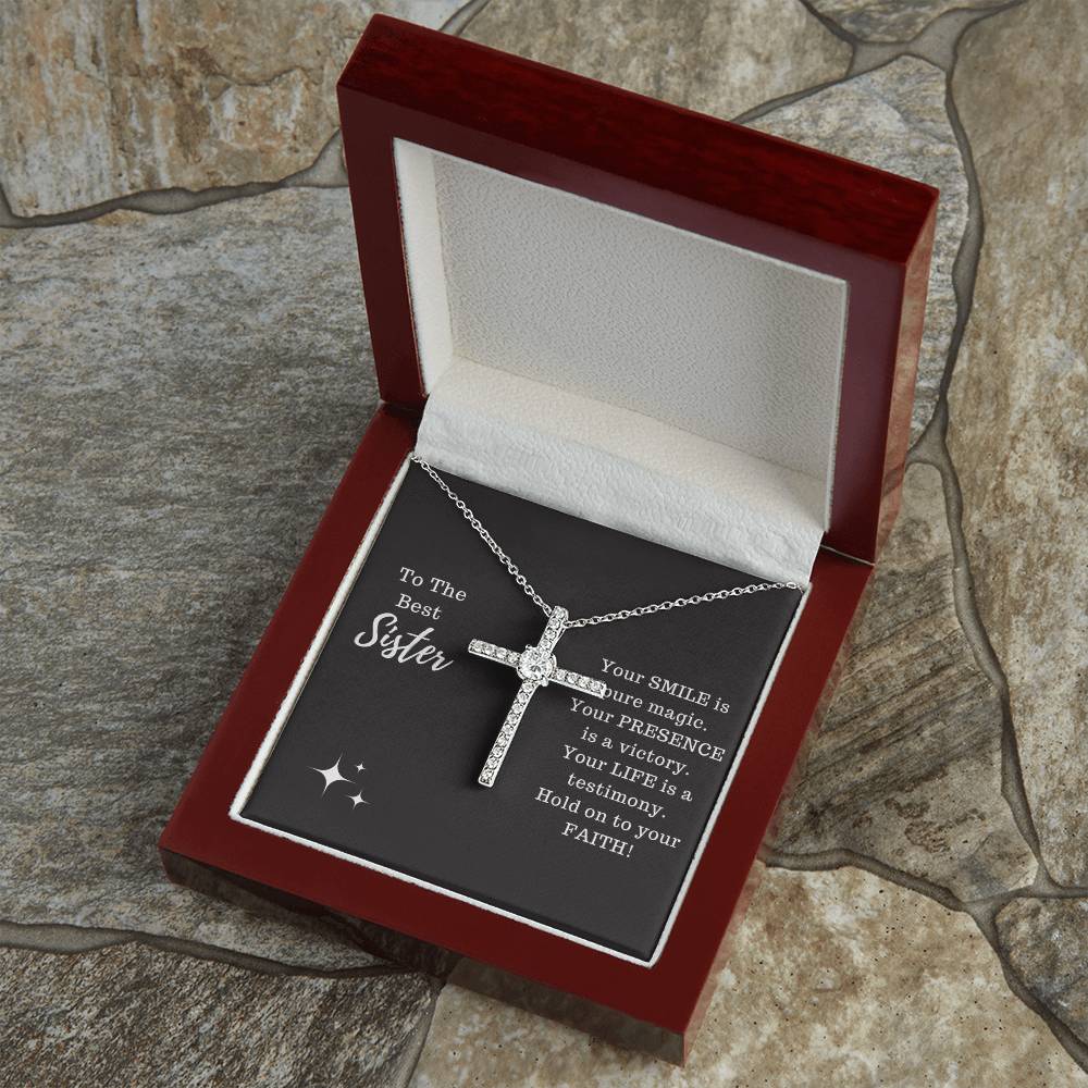 Sister - Testimony Cross Necklace