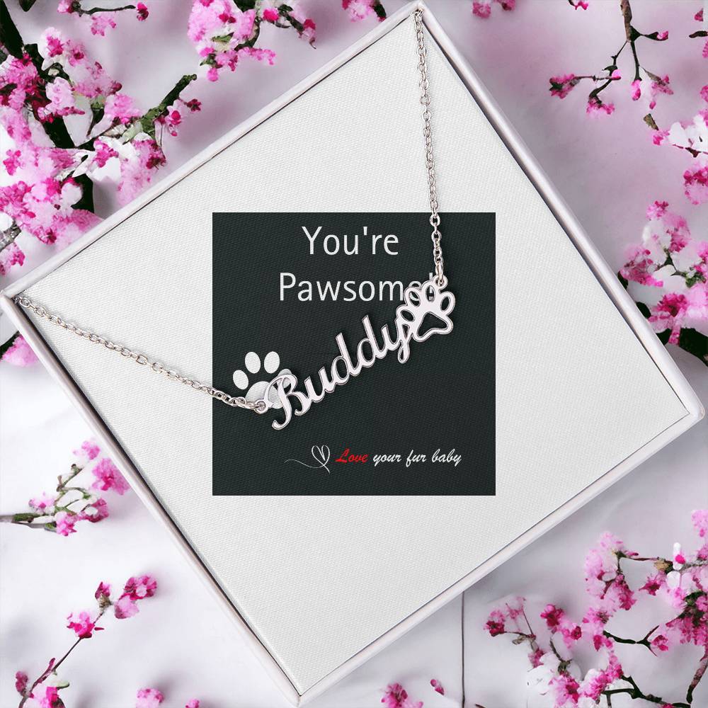 Pet Parent - Perfect Paw Print Necklace