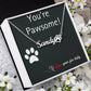Pet Parent - Perfect Paw Print Necklace