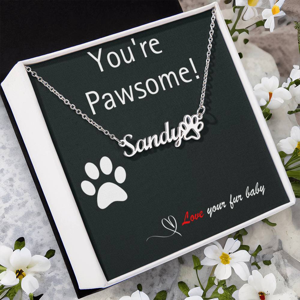 Pet Parent - Perfect Paw Print Necklace