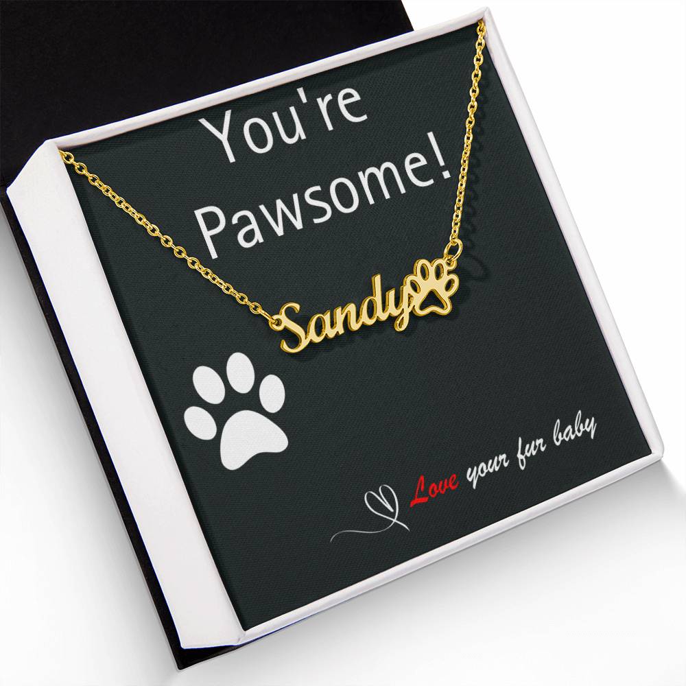 Pet Parent - Perfect Paw Print Necklace