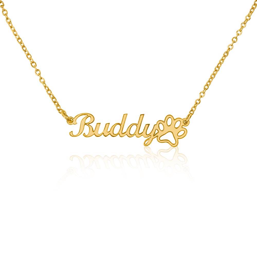 Pet Parent - Perfect Paw Print Necklace