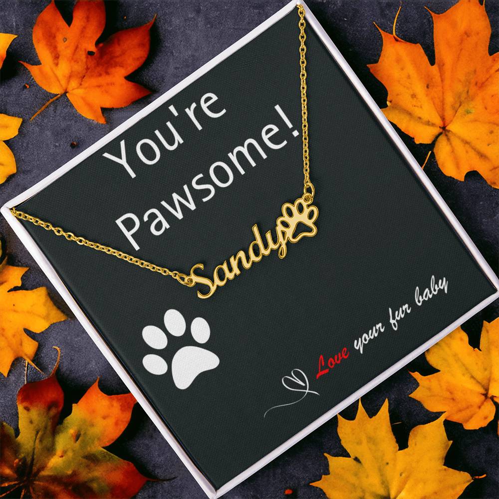 Pet Parent - Perfect Paw Print Necklace