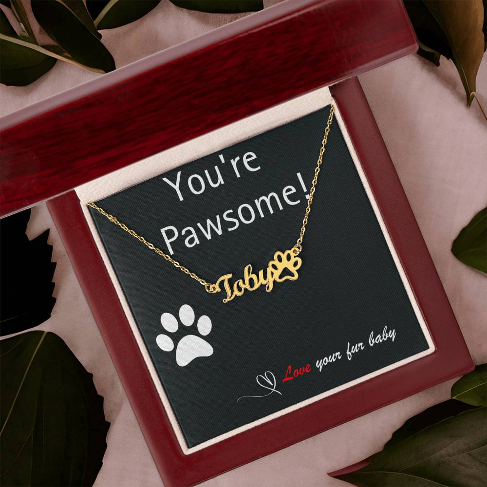 Pet Parent - Perfect Paw Print Necklace