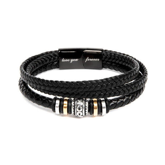 Pulsera de hombre "Te amo para siempre" 